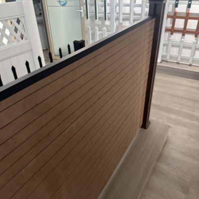 High Strength WPC Privacy Fence Panels 1.8m*1.8m Weather Resistance