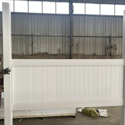 UV Protection Pvc Decorative Fence Panels Post 2590mm Water Proof