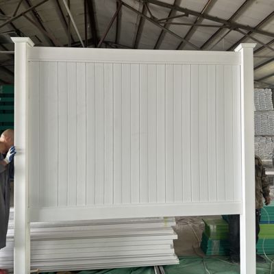 Sturdy Column 2.59m Pvc Privacy Fence Minimal Maintenance 6x8 Vinyl Privacy Fence Panels