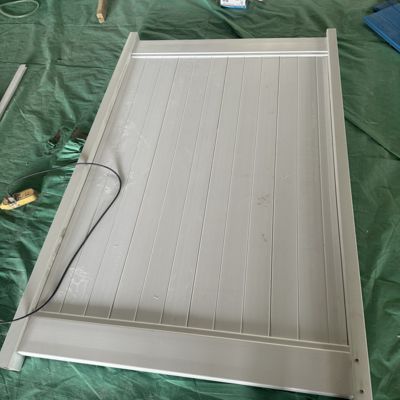 Dış Mekan Ekran Genişliği 8 Ft PVC Çit Panelleri / Beyaz Vinil PVC Çit