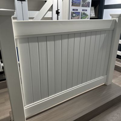 Post 2.59m Pvc Vinyl Privacy Fence Panels Eco Friendly 6ft High