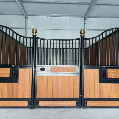 Temporary Horse Stalls Equipped With Modular Design Elements Allowing Quick Assembly Disassembly And Relocation On Farms