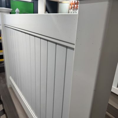 high grade Column 2.59m Pvc White Vinyl Fence For Privacy Fence Simple Installation
