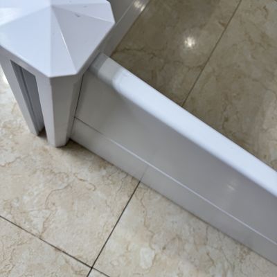 Classic White Pvc Flower Boxes Raised Vegetable Planter Elegant Look
