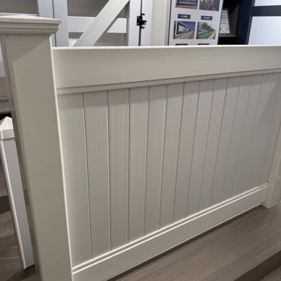 UV Protection PVC 6x8 Vinyl Fence Panels 2.44m Wide Easy Install