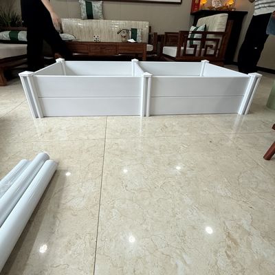 Multi Purpose Pvc Rectangular Planter Boxes Home Garden 1.22*1.22*0.3m