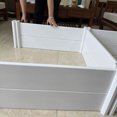Şık Su geçirmez Bitki Kutusu PVC Manzara Dekorasyonu Temizlenmesi Kolay