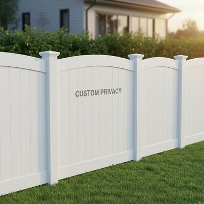 Customized PVC Privacy Fence panels plastic fencing