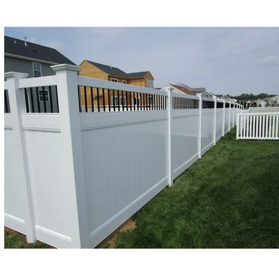 6ft PVC Privacy Fence - Weatherproof & Easy Install