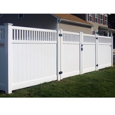 Maintenance Free PVC Vinyl Fence Offering Long Term Durability And Aesthetic Stability In Outdoor Commercial Settings