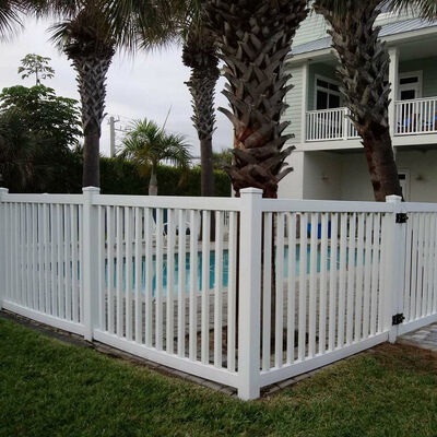 4ft High pvc garden fence Quick Install White Weather Resistant