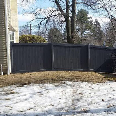 Custom Size PVC Fence Landscape Decor