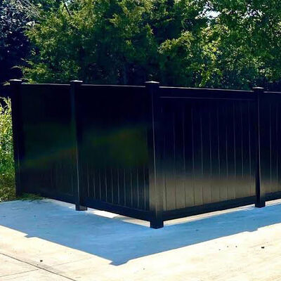 Modern Style PVC Fence Strong Structure